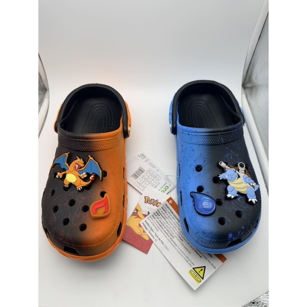 Crocs x Pokemon Classic Clog 'Charizard vs. Blastoise' 211346-90H Mens Size 11
